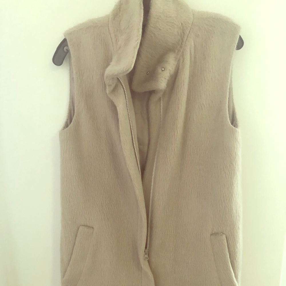 Theory faux fur vest